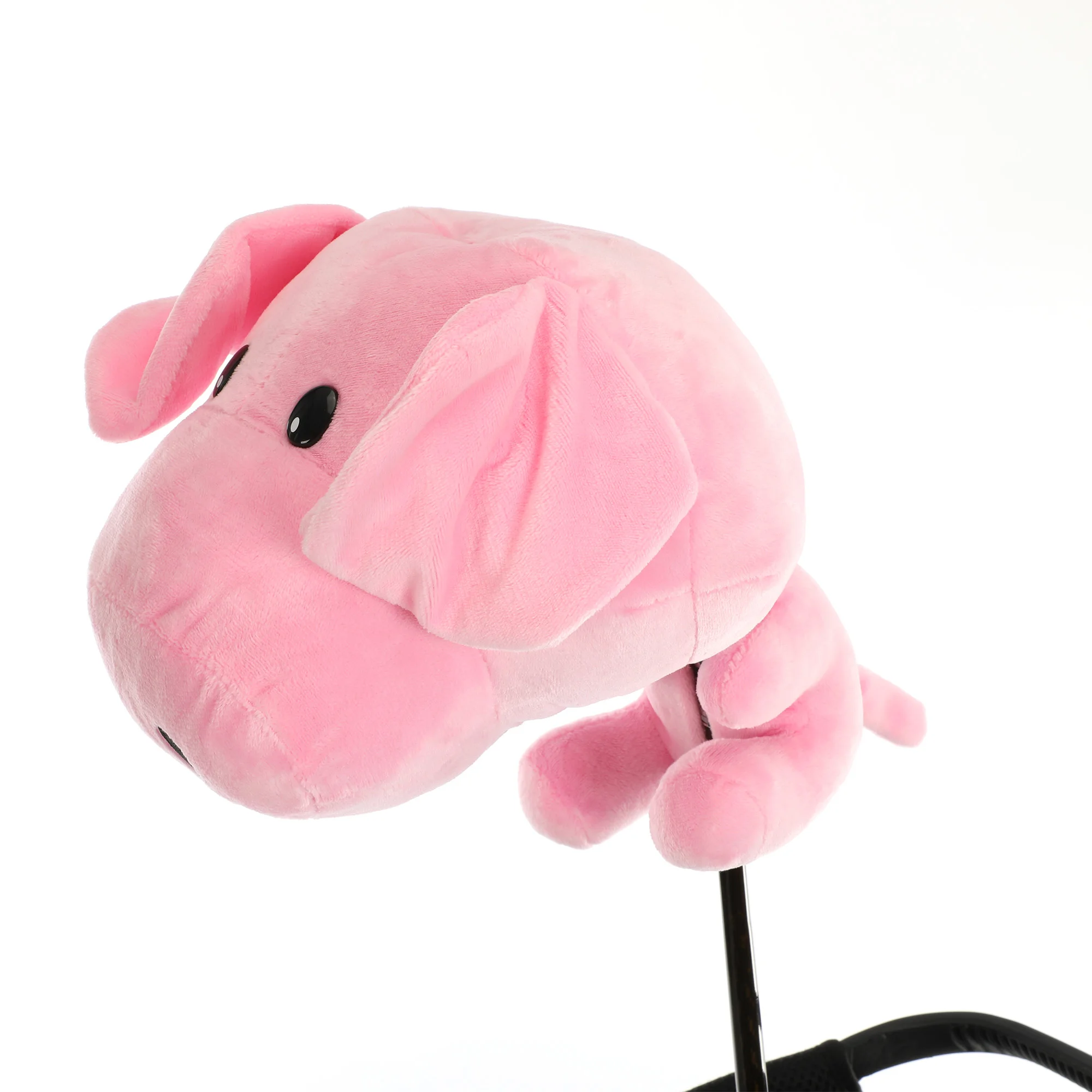 1 PC Plush Golf Wood Head Cover, Pink Pig Cartoon Animal Golf Club Protector Cover, Specially Designed for Golf Driver / Fairway