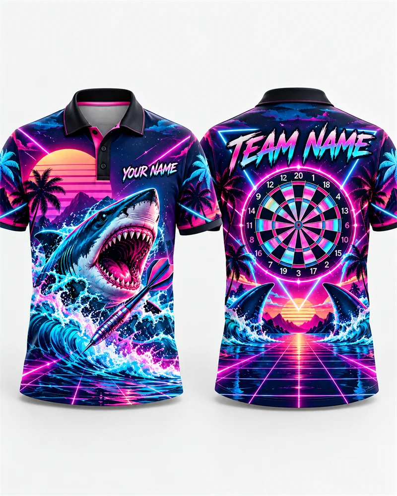 Kaos Polo Dart dengan Nama Ses - Team Sports ulasan dan harga