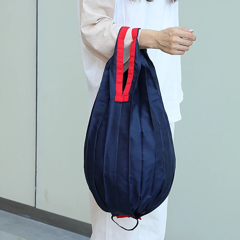 Eco-Friendly Waterproof Shopping Bag Handbag Foldable Large Capacity Home Organizing Bags Storage Portable Travel Bag