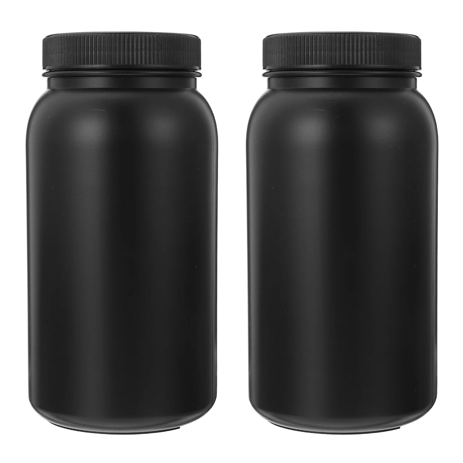 

2 Pcs Reagent Bottle Packaging Empty Sample Containers Lab Plastic Bottles Sealed