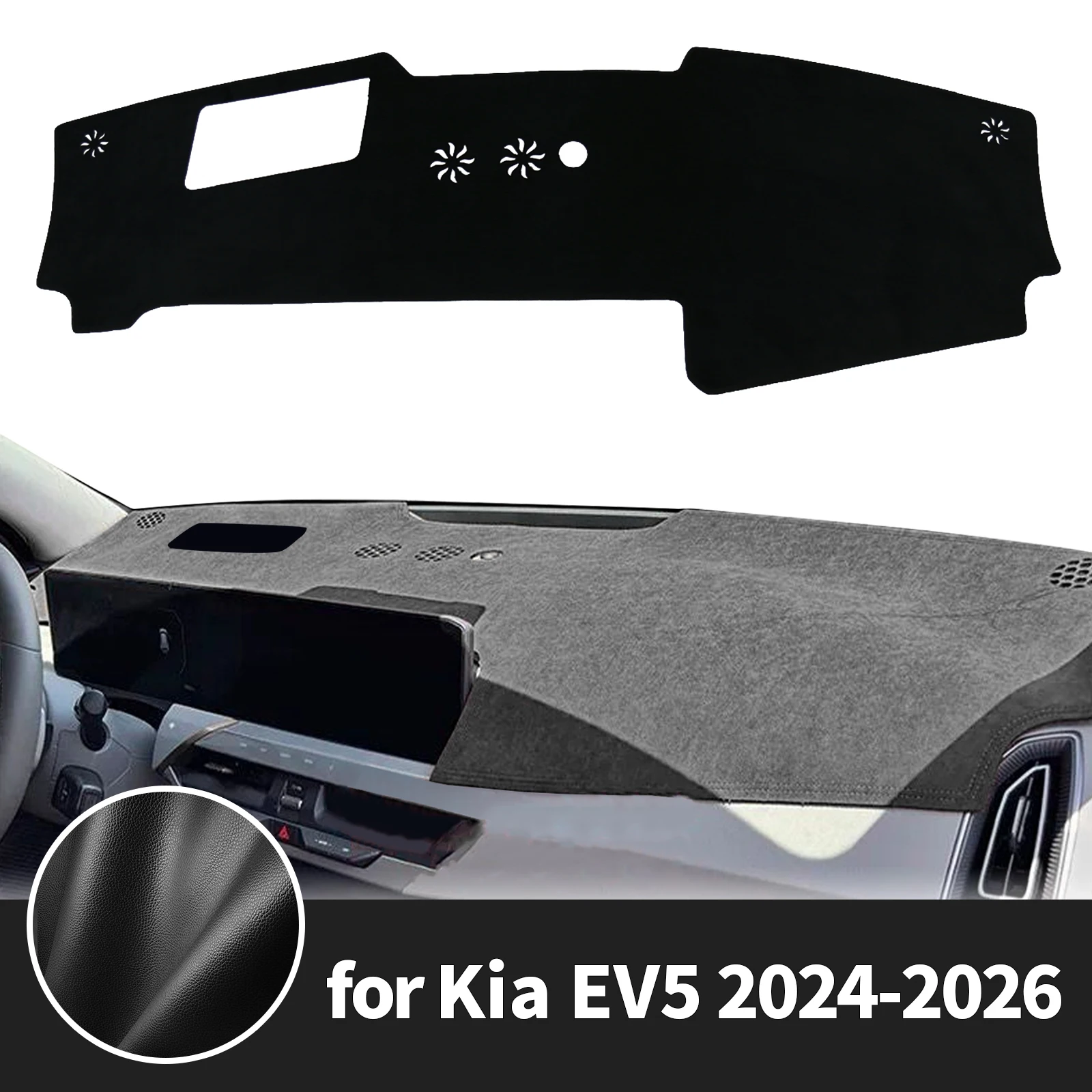 

fit for Kia EV5 2024 2025 2026 Dashboard Cover ​​Fit Dash Mat Sun Protection Anti‑Reflection Cover Dash Pad Dashmat Accessories