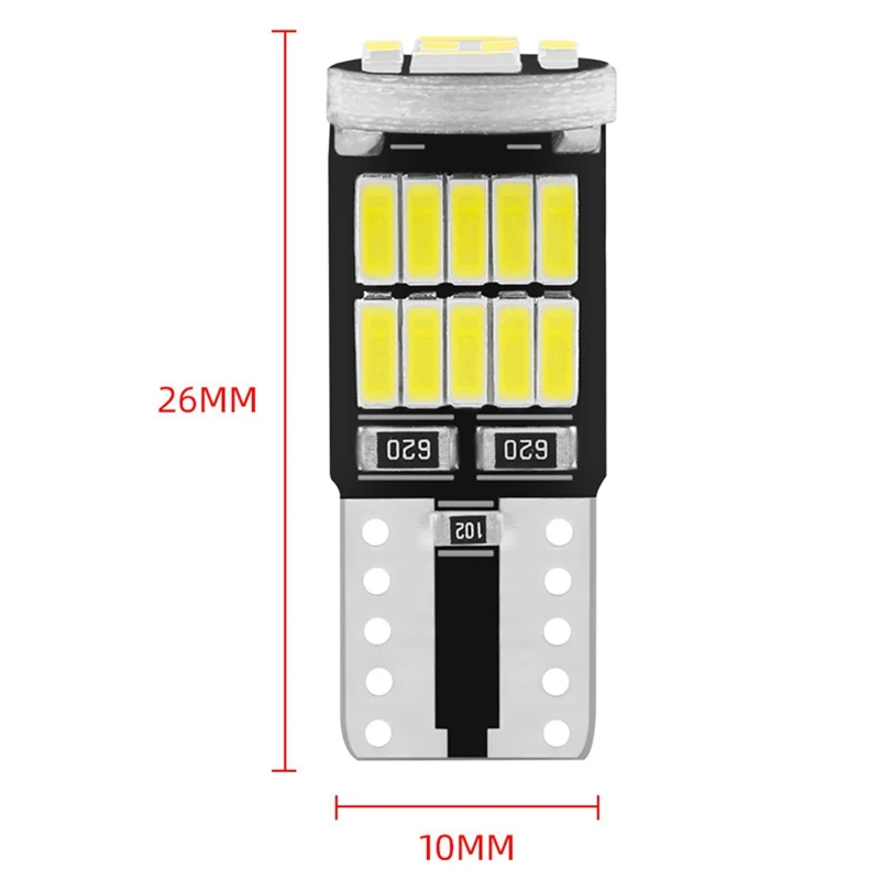 20pcs w5w t10 LED-Lampen 26smd Auto Innen kuppel Dach lampe Nummern schild Signallampe Heckklappen lampen 12v weißes Licht