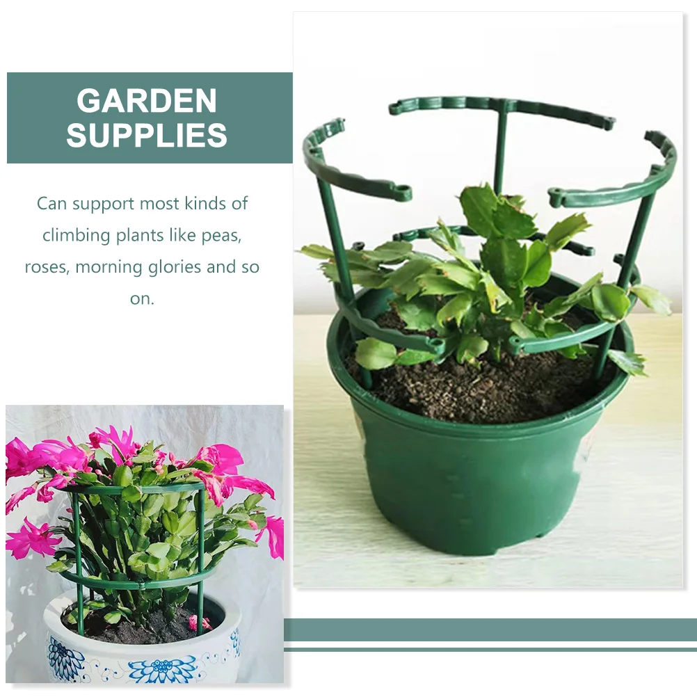 

15Pcs Plant Support Trellis Green Climbing Racks Indoor Outdoor Garden Supplies Garden Trellis Green Plant Support