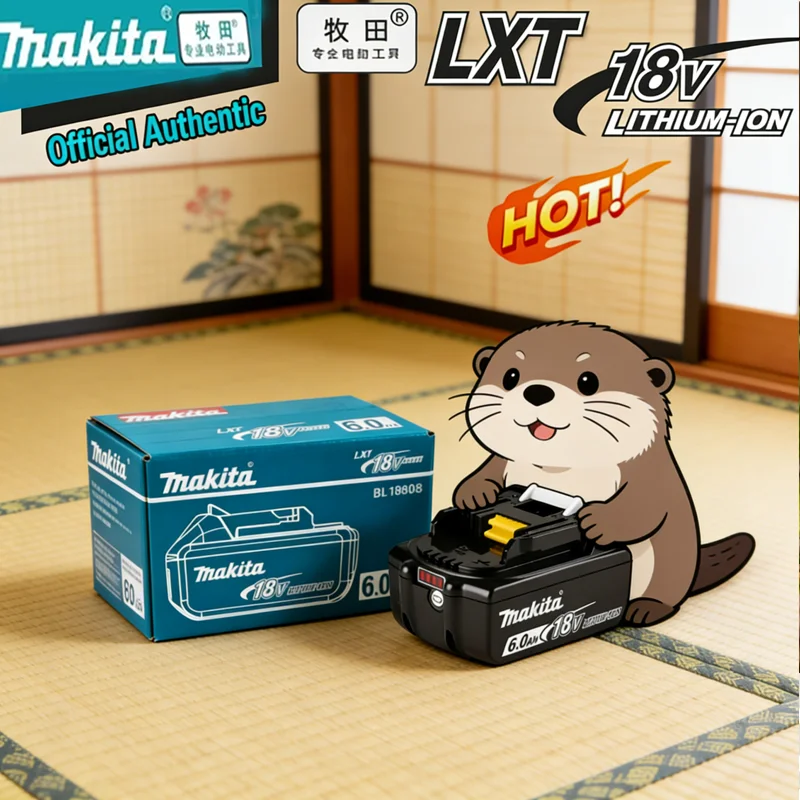 

Makita 18V power tool battery charger BL1850B BL1860B original Makita 18V battery 6.0Ah 5.0AH rechargeable battery