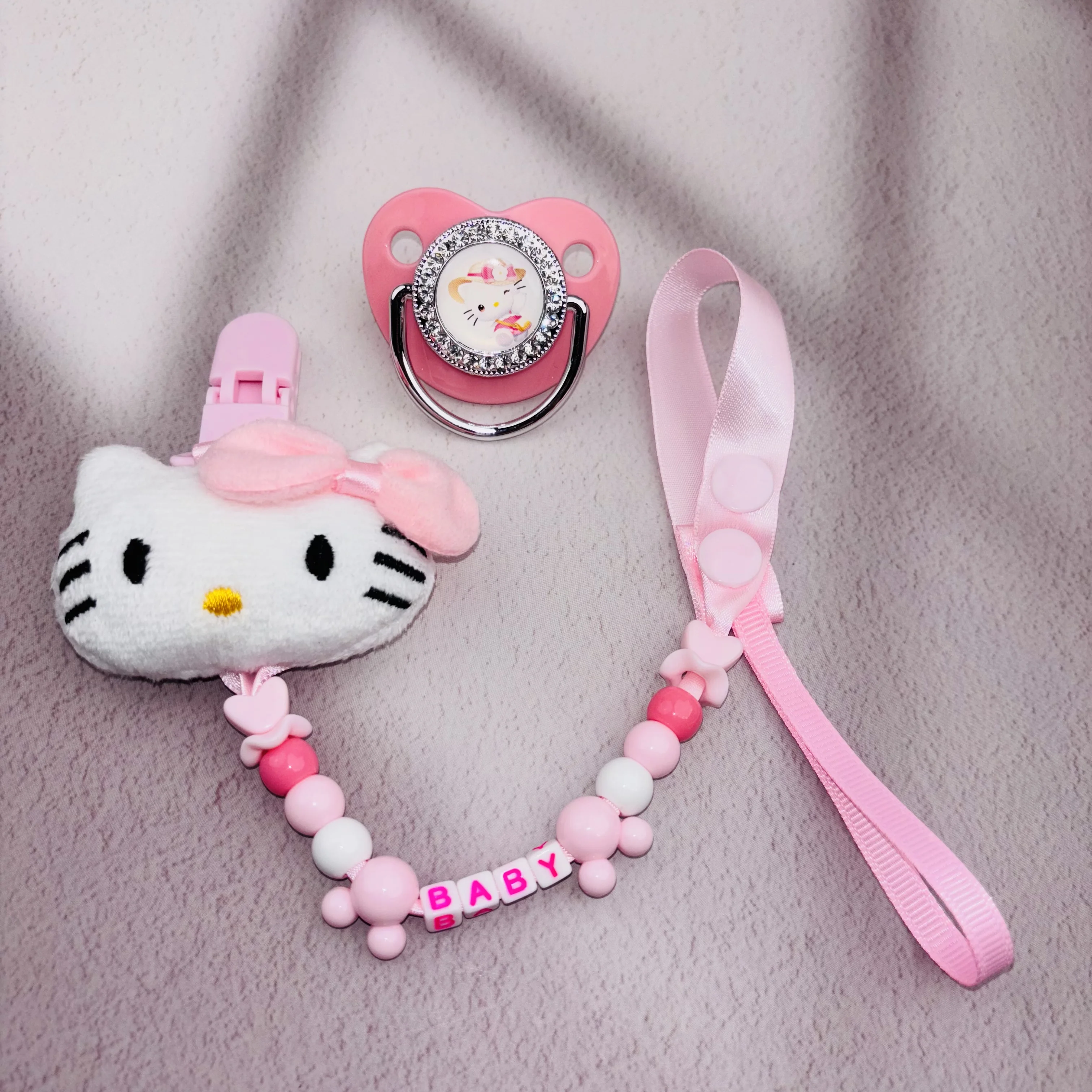 [3D зажим для соски] Детская соска-пустышка, силиконовая соска без BPA, необходимая жевательная игрушка для полости рта для младенцев в возрасте от 0 до 24 месяцев