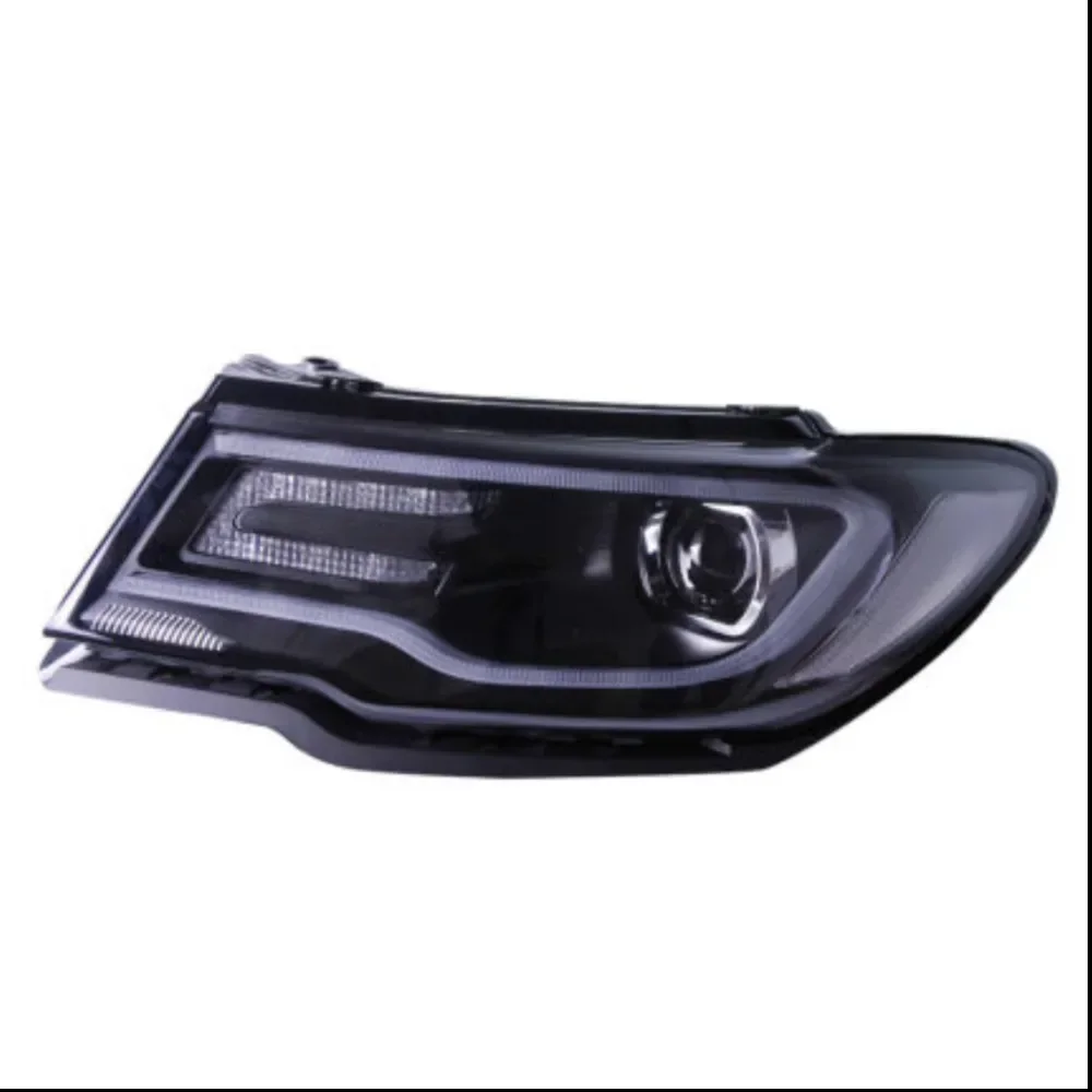 Pair of Car Headlight assembly For Jeep Compass 2017-19 xenon led DRL daytime running light turn signal headlamp