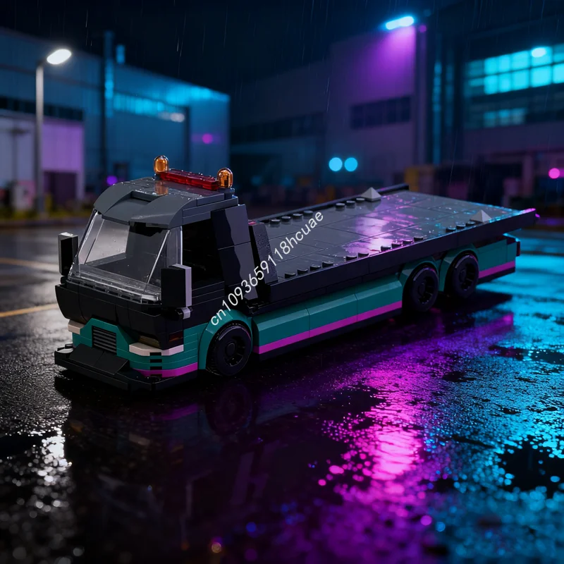 

400 шт. MOC 8, широкая модифицированная модель багажника автомобиля, строительные блоки, строительные рождественские подарки, сборные игрушки, идея «сделай сам», детский день рождения