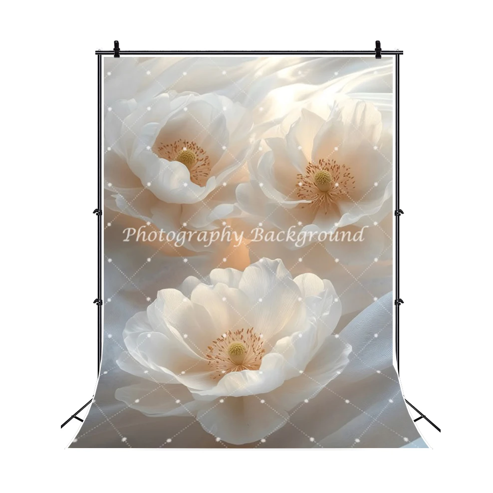 ماغنوليا زهرة التصوير خلفية حفل زفاف عيد ميلاد زهرة بيضاء غزل الزفاف دش الحوامل صورة خلفية الصورة