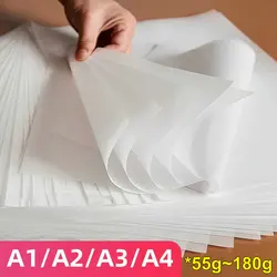 Papel de calco de buena transparencia A3 A4, papel de copia, planos de caligrafía, papel de dibujo A2 A1, papel de rastreo grande 73G