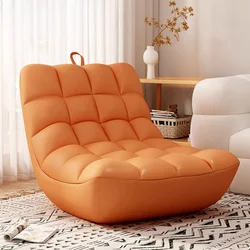 Lazy Sofa Single Reclining Sleepable Caterpillar Bedroom Small Sofa Chair Chaise Longue Tatami Mat Balcony Leisure Chair