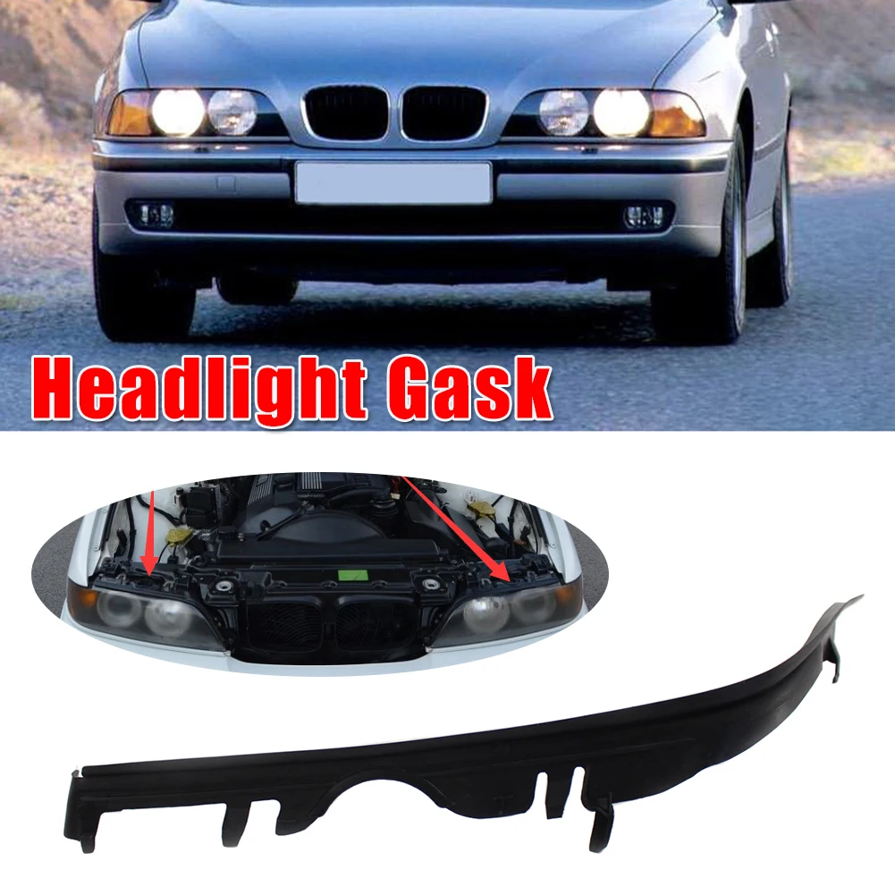 

Car Headlight Lens Shell Cover Headlight Lens Gasket Rubber Seal for BMW E39 5 Series 63126908405 63126908406