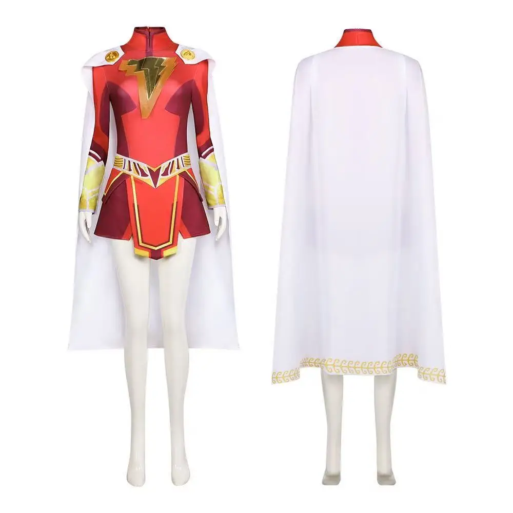 

Lightning Hero Cosplay Bodysuit with Cape Women's Stage Performance Costume