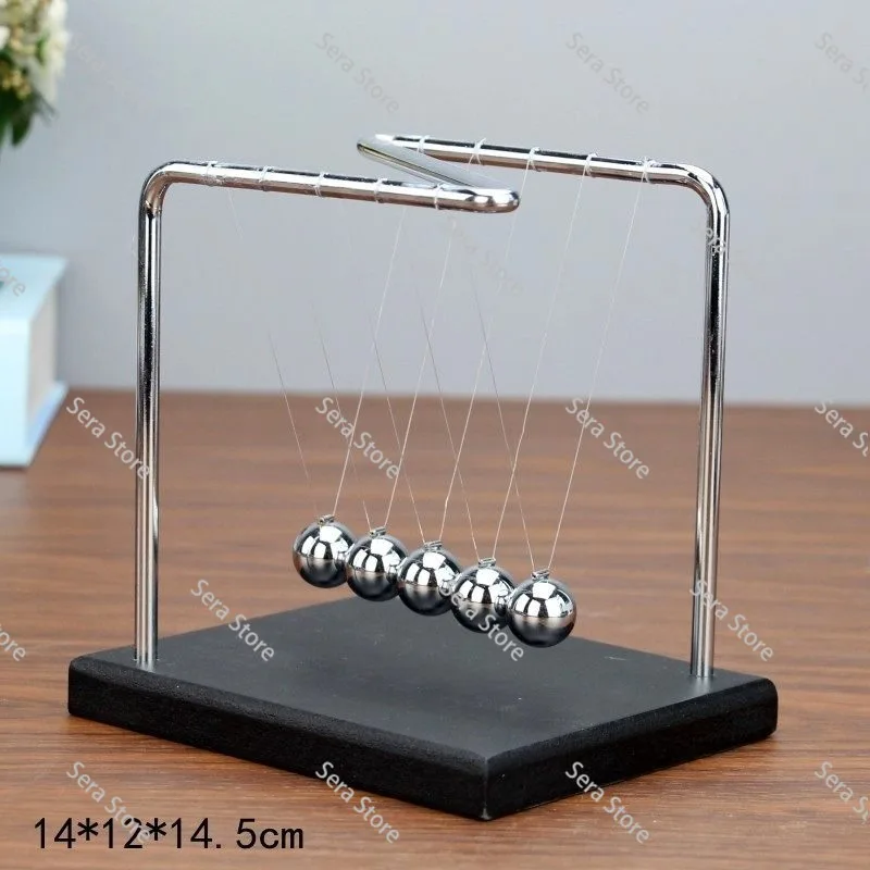 All-metal 7-ball Newton's billiard ball Touch ball Law of physics Decompression ornament Creative Newton's pendulum Crafts