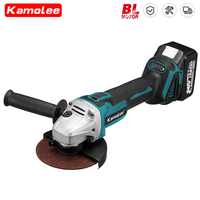 Kamolee M14 125MM/100MM 18500RPM Brushless Cordless Angle Grinder 4 Speed Cutting Power Tools Compatible For Makita 18V Battery