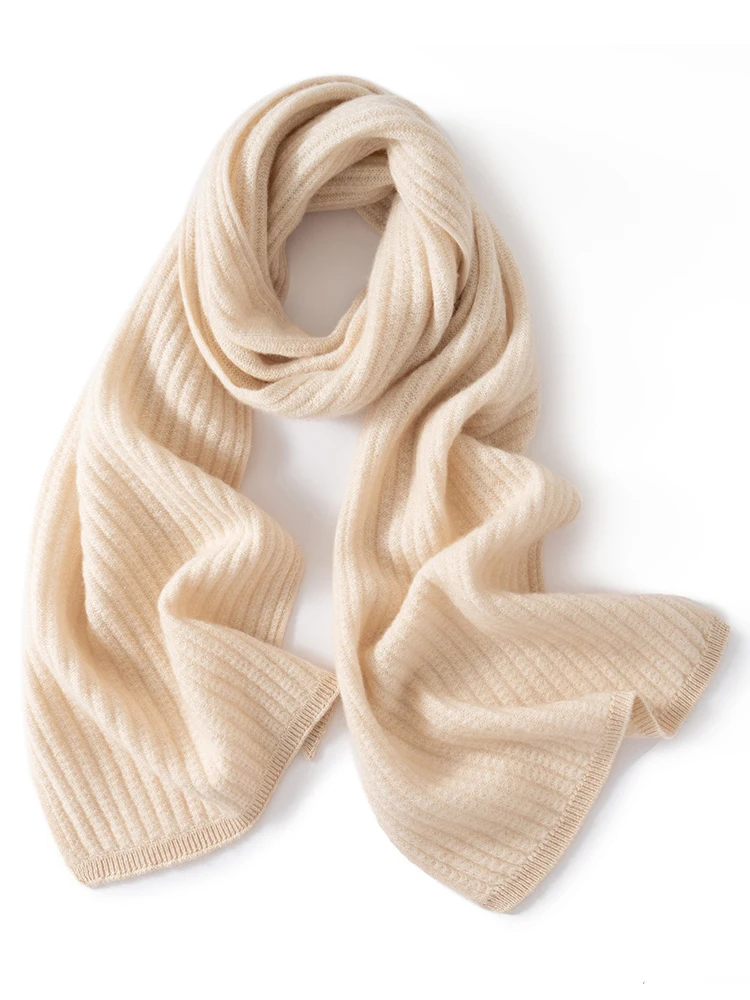 

TLOML шикарный женский шарф из 100% кашемира, осень-зима, кашемировая вязаная длинная шаль, повседневный стиль, базовый мягкий теплый шарф, роскошные топы