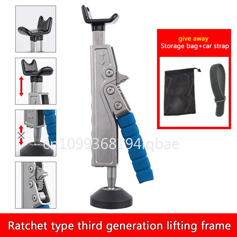 Portable Motorcycle Jack Frame Lifting Double Rocker Arm Chain Washing Tire Removal and Maintenance Universal in stock