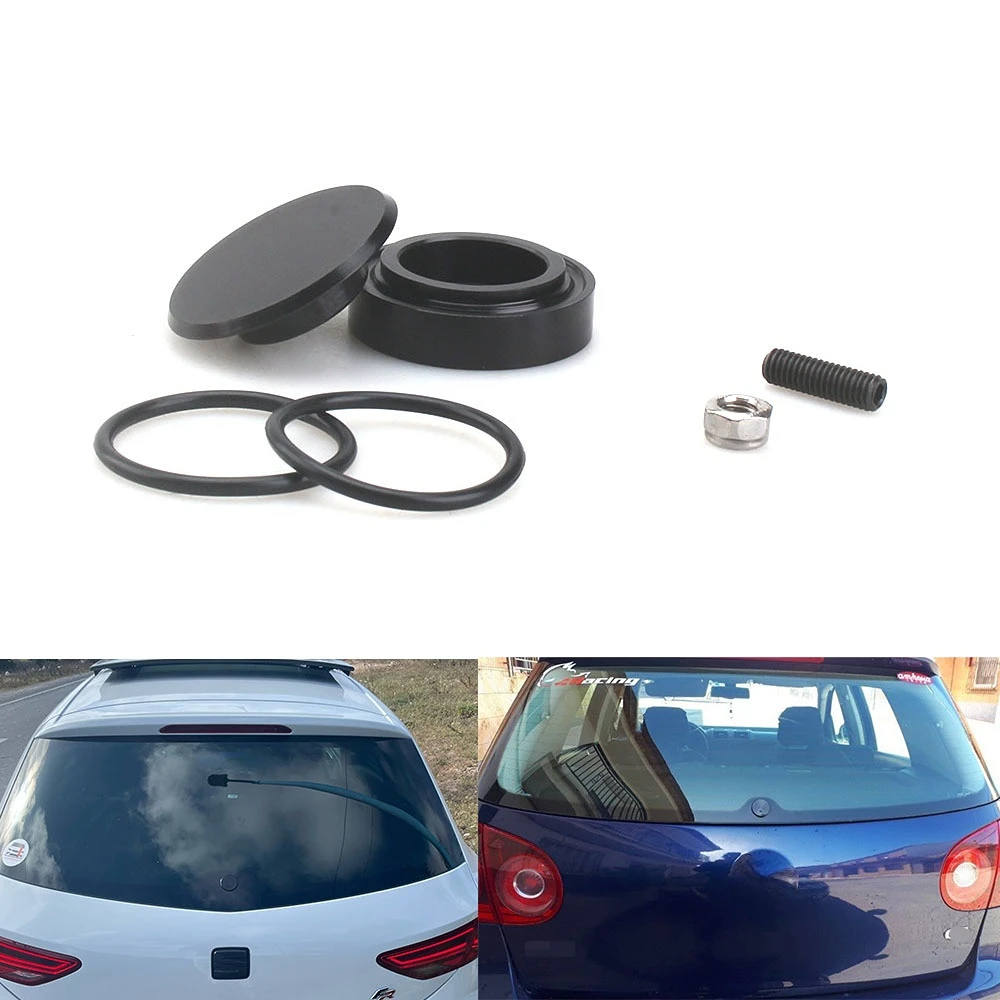 1 Set Aluminum Car Rear Wiper Delete Kit Plug Cap for Honda Universal Car Accessories O-ring