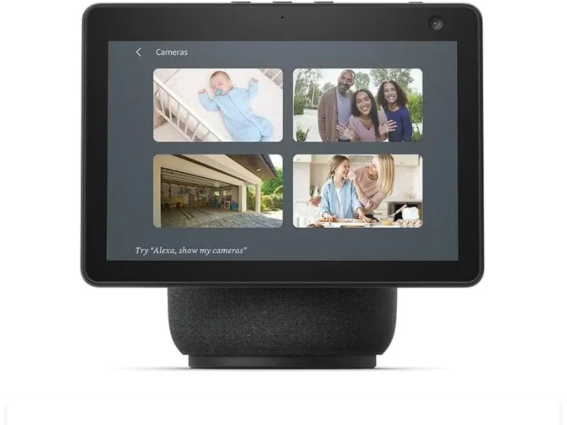 Echo Show 10 (3rd Gen) | HD smart display with premium sound, motion and Alexa