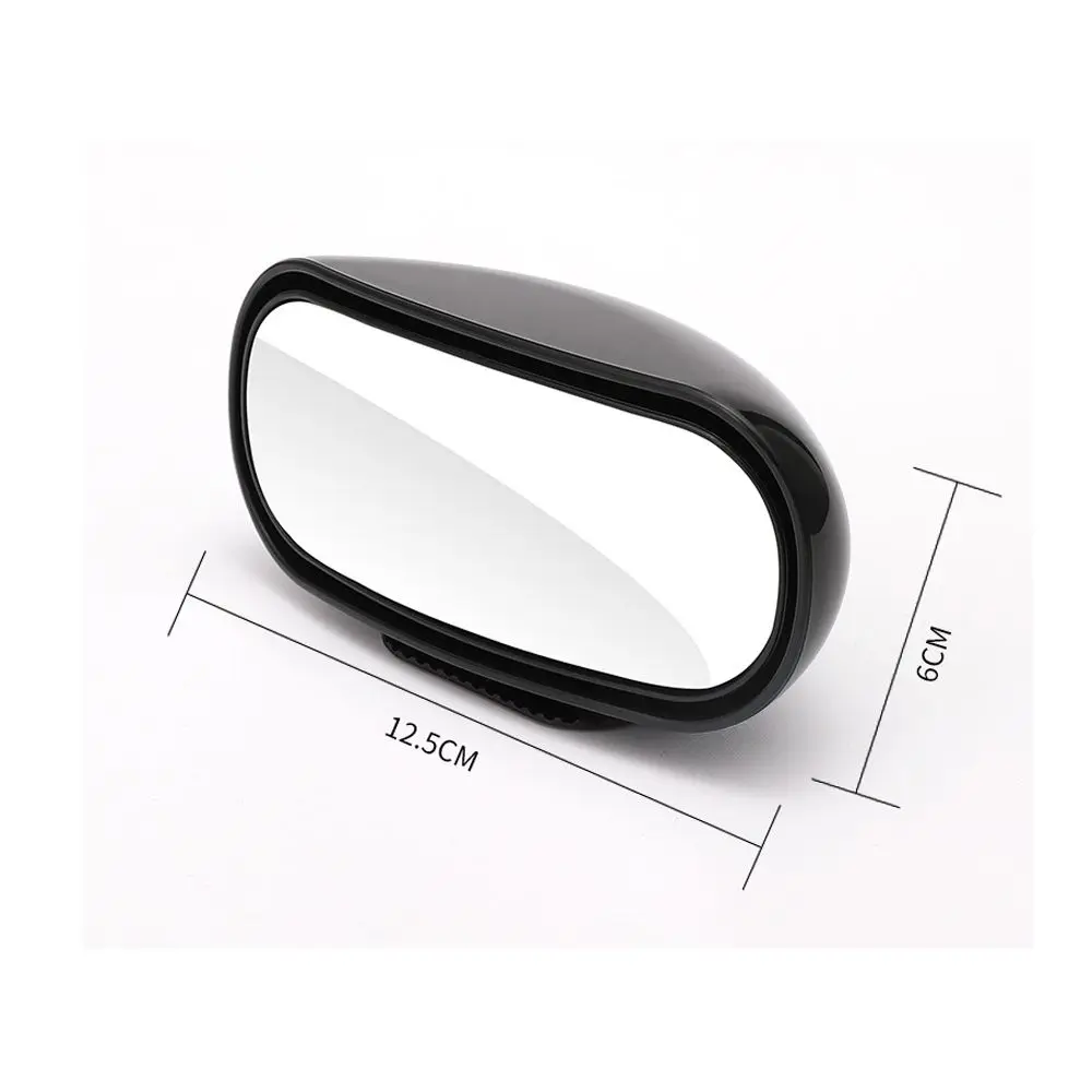 On HD Glass Car Rearview Mirror Auxiliary Adjustable Rotation Parking Aid Mirror Car Blind Spot Mirror 360-degree Wide Angle