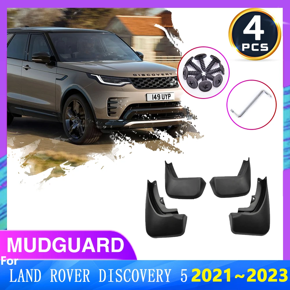 

Для Land Rover Discovery 5 2021 2022 2023 передние и задние брызговики, колеса, брызговики, крылья, автомобильные аксессуары