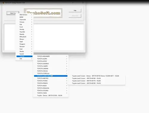 Imagen 2 del producto Tachosoft-reiniciador de Airbag V6.4, nuevo Software de eliminación de datos de volcados de ECU con Airbag 450, modelos ECU Eprom Mcu