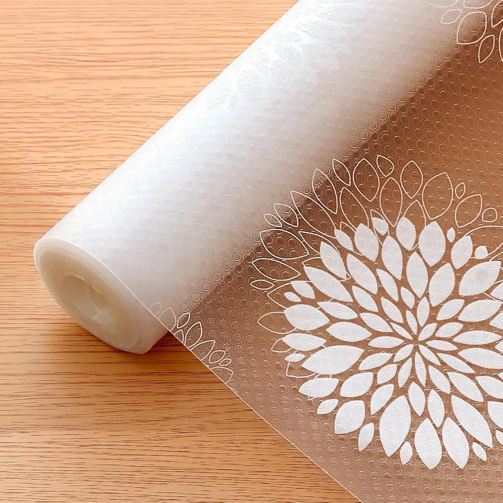 

Shelf And Drawer Liners For Kitchen Cabinets, Non Adhesive Cabinet Liner, Eva Waterproof Durable Non-Slip Drawer Mats For