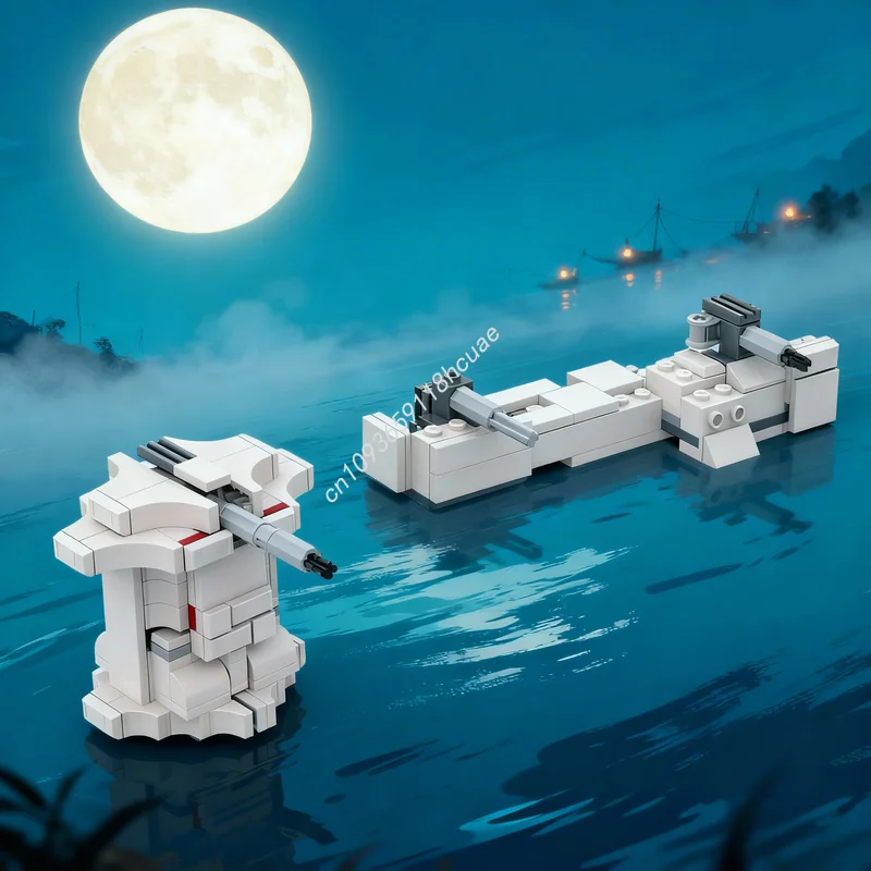 ตัวต่อ MOC Star Battle Hoth Trenchline Alt Build จำนวน 230 ชิ้น ของเล่นตัวต่อแบบประกอบเอง ของขวัญคริสต์มาส ของเล่นเสริมสร้างทักษะด้านสถาปัตยกรรม
