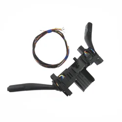 SCJYRXS Steering Wheel Turn Signal Cruise Combination Switch Control Stack & Cable for VW Polo 6RA953513G 6RA 953 513G