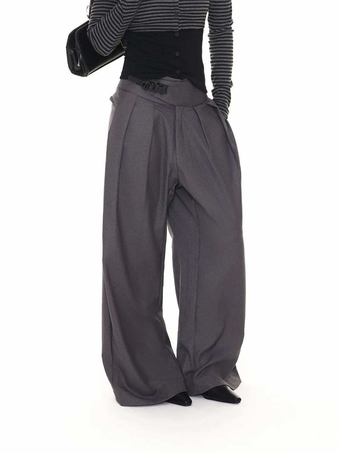 

Широкие брюки А-силуэта в американском стиле, мужские свободные драпированные повседневные брюки прямого кроя, женские брюки на весенний сезон