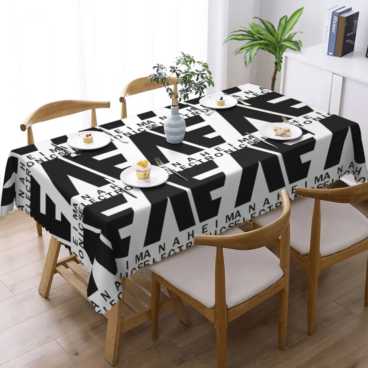 Anaheim Electronics Tablecloth Restaurant Kitchen Rectangular Tablecloth Festival Party Tablecloth Outdoor Dining Table Cover