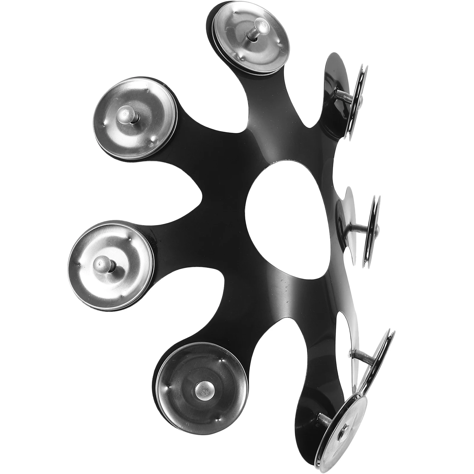 

Rings Cymbals Hihat Bell Drum Handheld White Stainless Tambourine Drums Set Accessory Percussion Cymbal Supply