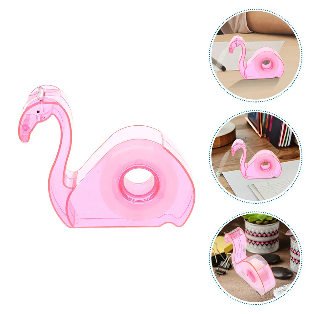 2 Pcs Tape Dispenser Plastic Office Handbook Masking Handheld Packing Desktop
