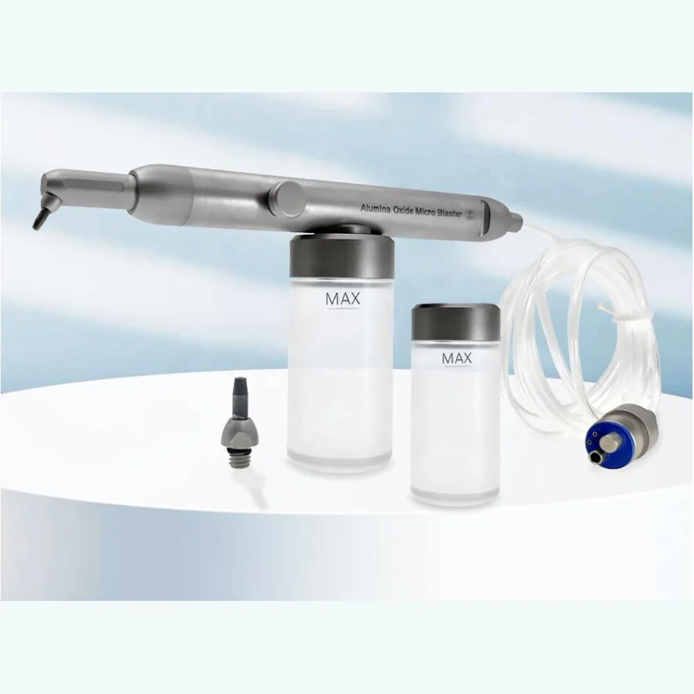 Dental Air Polisher Alumina Sandblasting gu n Micro Blaster Microetcher Sandblaster 2/4 Holes Interface Tools Dental Instrument