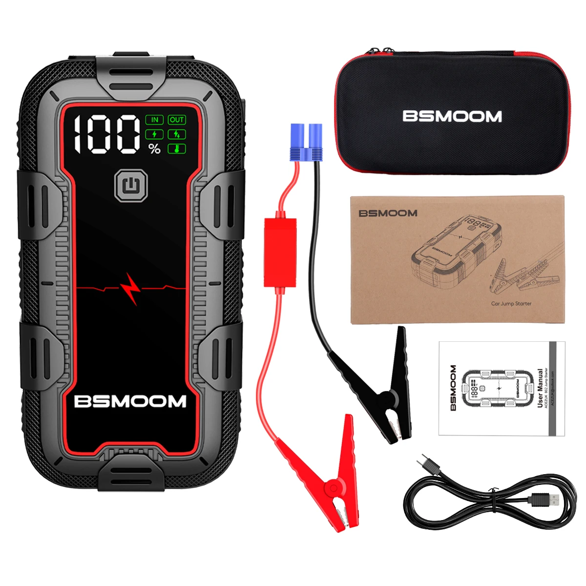 Power Bank 5000A Jump Starter Portable Battery Charger Car Booster 12V Auto Starting Device Emergency Car Battery Starter