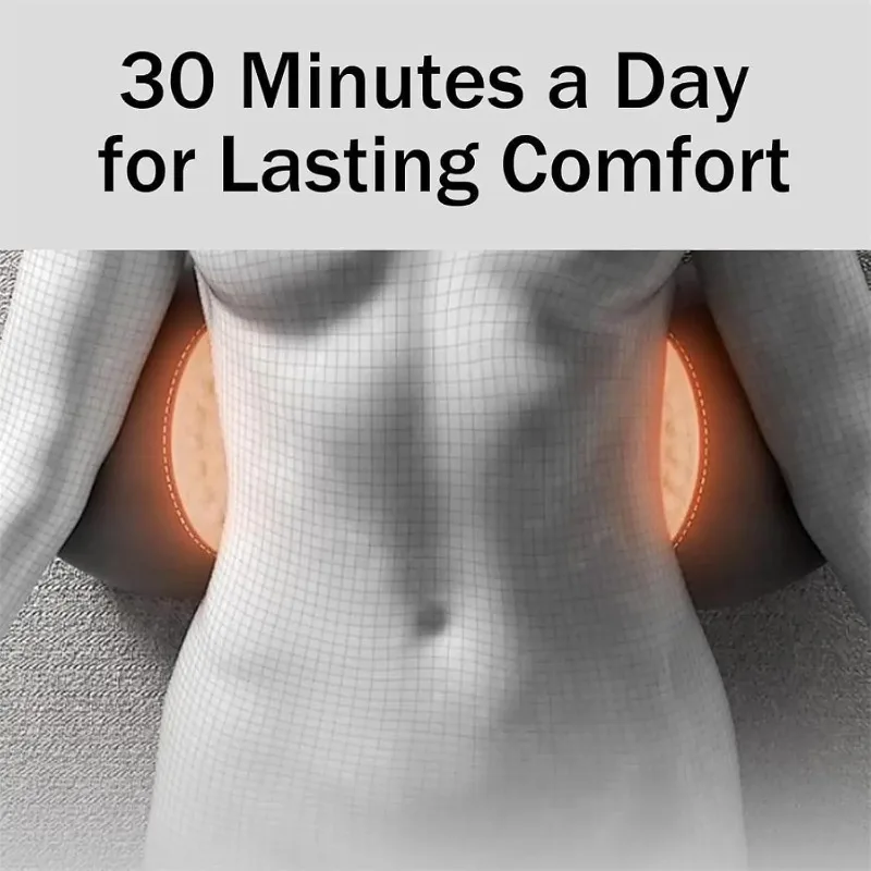 3 in 1 Massage Lumbar Pillow, Equipped with Heating, Vibration, and Traction Functions Spine Triple Fusion Back Massager - view 5