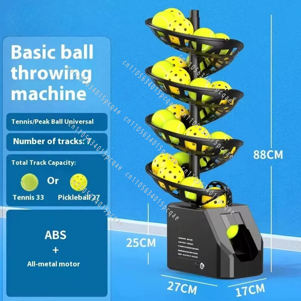 

92Cm pickling ball machine with 16 holes and application & remote control for training