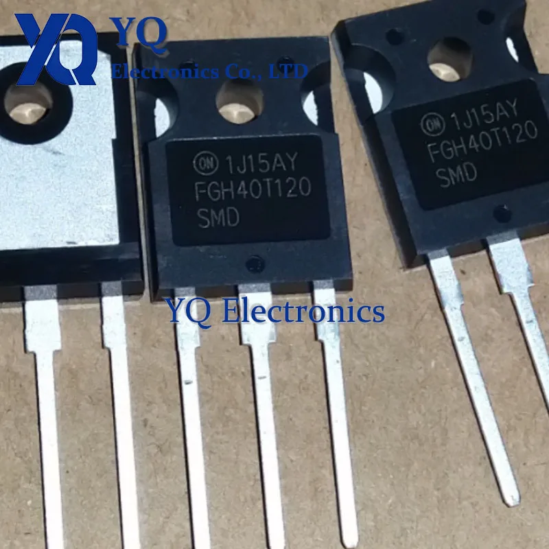 10PCS/lot New OriginaI FGH40T120SMD 40A/1200V direct insertion TO-247 IGBT high-power transistor