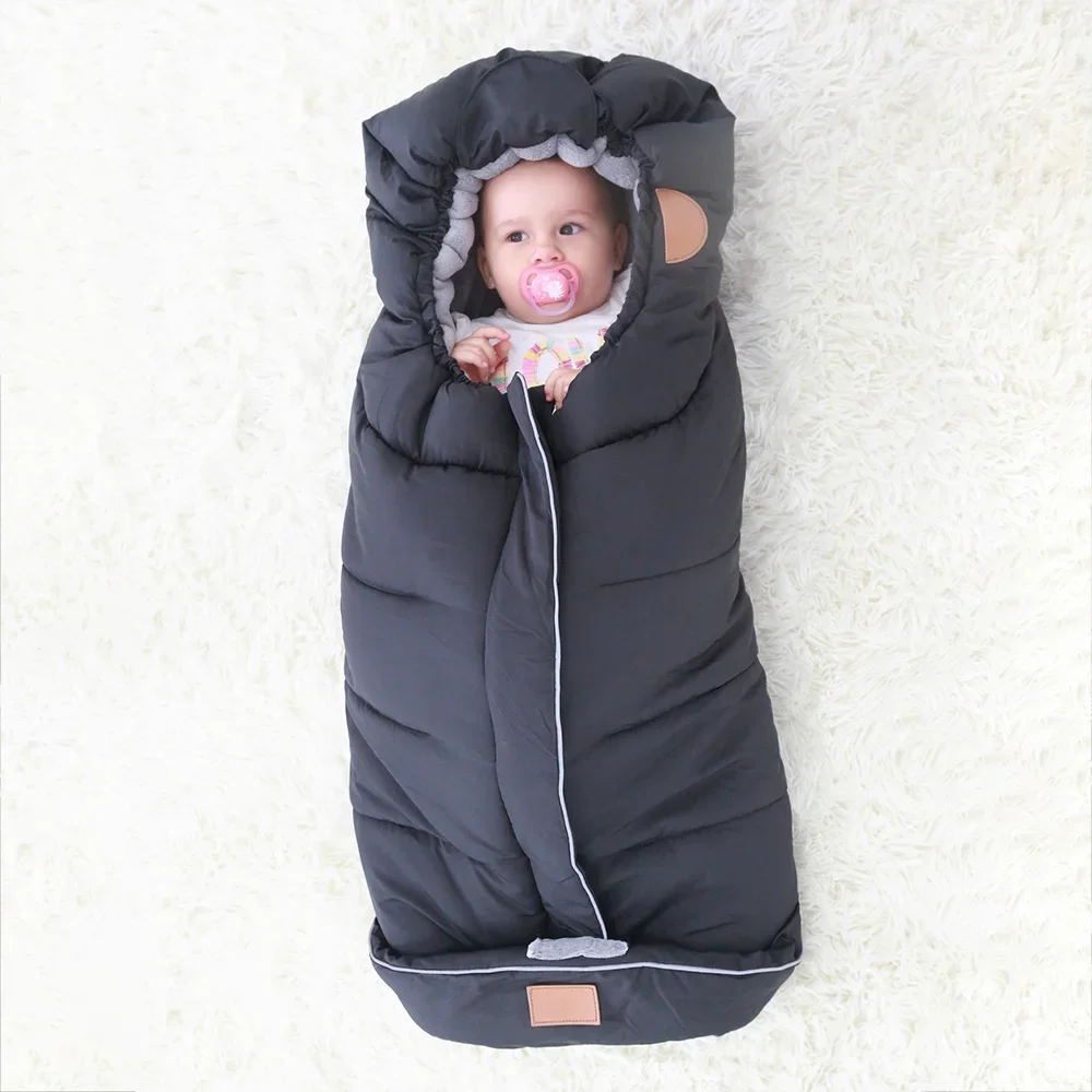 Baby Sleeping Bag for Stroller Winter Baby Envelope Thick Windproof Multifunction Stroller Bag NewBorn