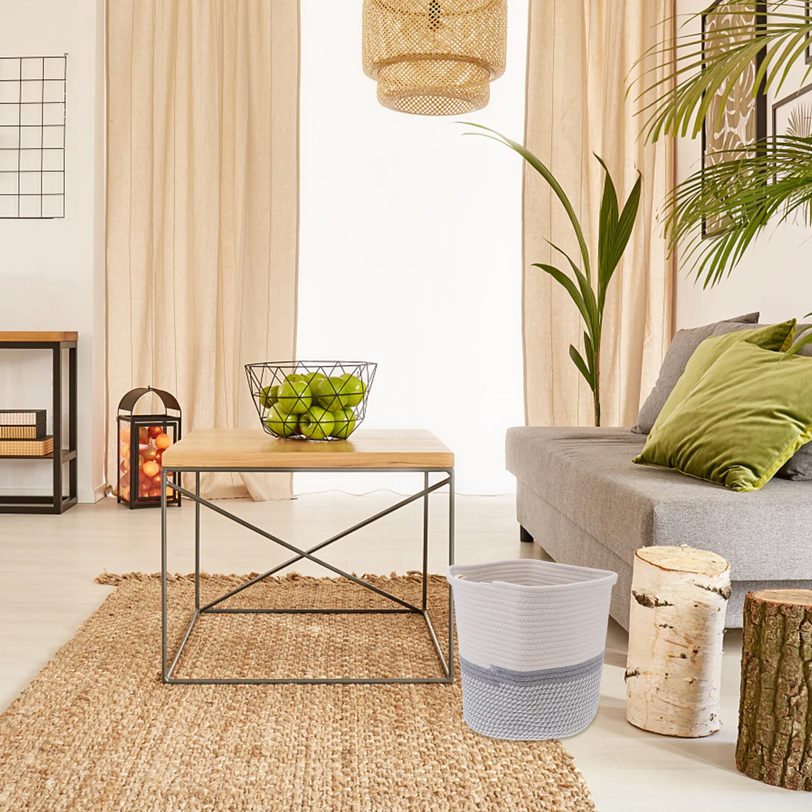 

Stylish Woven Baskets High Quality Safe for Home Decor and Multi Purpose Storage Storage Basket Sundries Basket