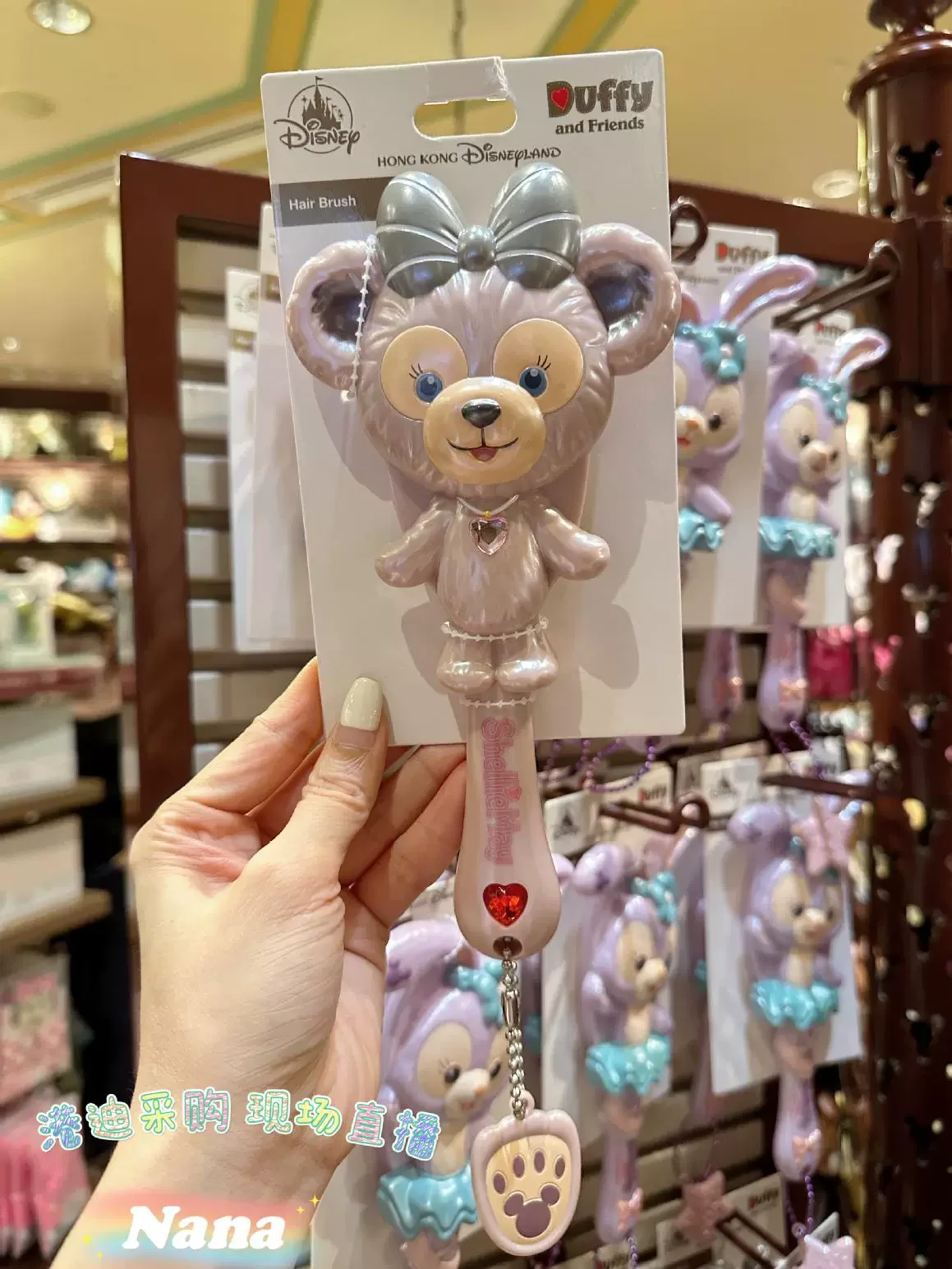 ew Disney Stitch расческа на воздушной подушке, массажер для кожи головы, расческа-милый аниме, термостойкая портативная подушка, распутывающая щетка для волос, подарок