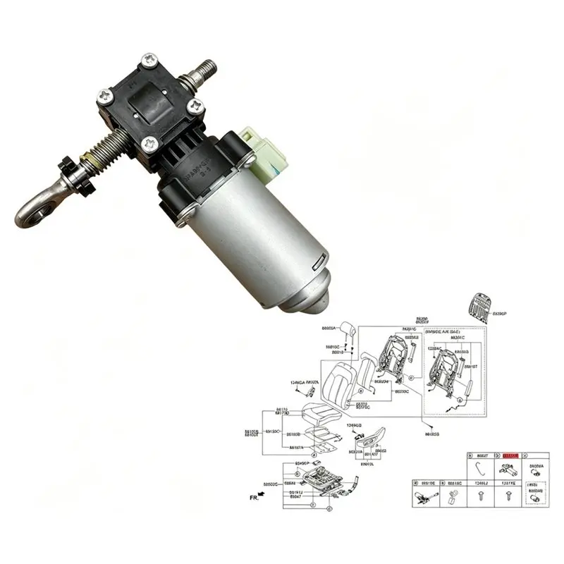 Motor 88583-C1100 Car Seat Adjustment Module For Hyundai Sonata SANTAFE Tucson Forward Backward Up Down Movement Control Unit