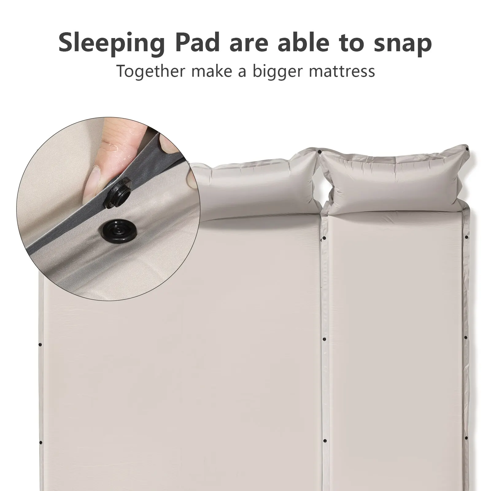 Inflatable Mattress Outdoor Tent Camping Mats Self-inflating Mattress Spliced Air Bed Thick