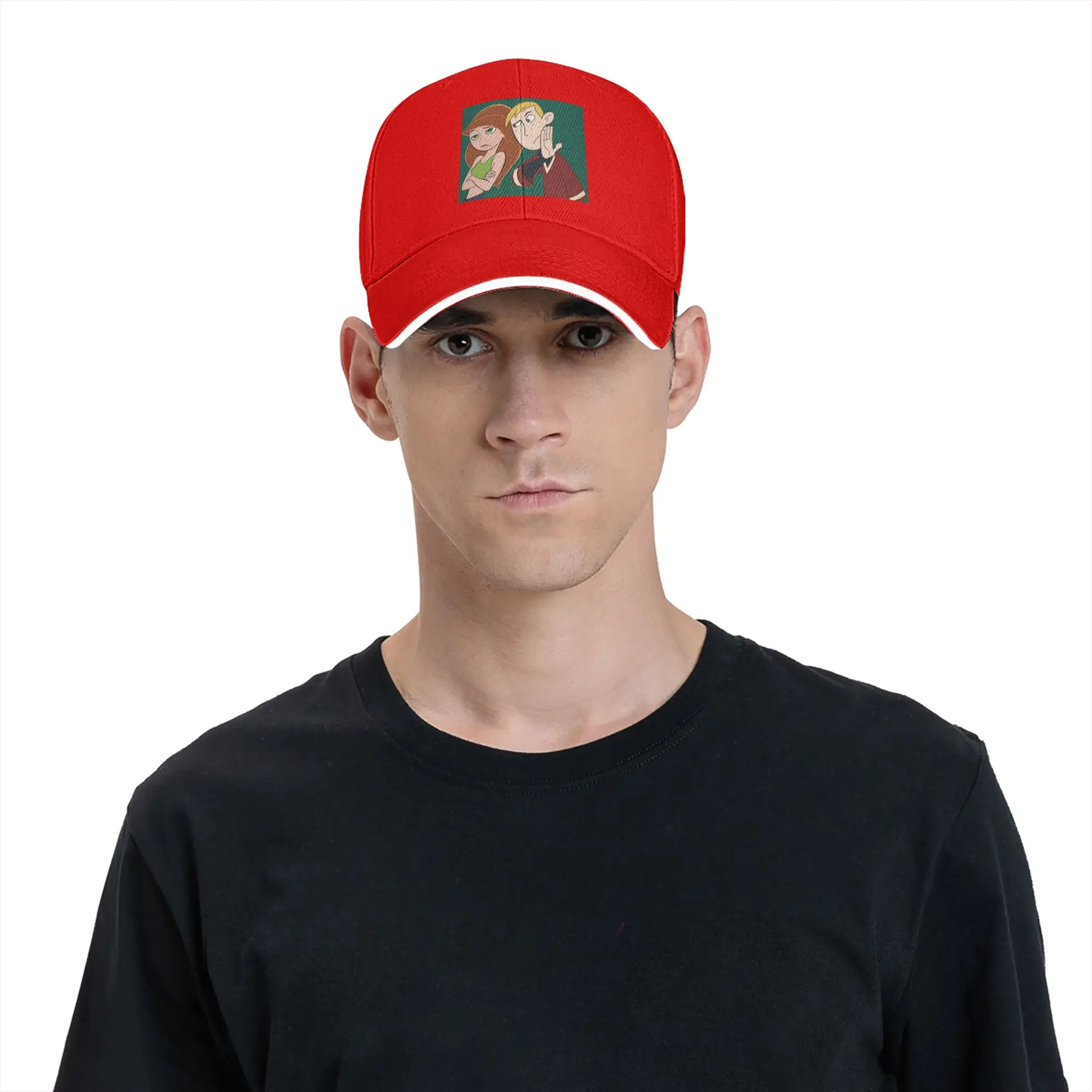 Kim Possible Cap Fashion Casual Baseball Caps Adjustable Hat Hip Hop Summer Unisex Baseball Hats Customizable Polychromatic