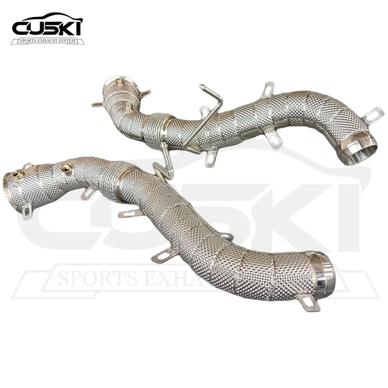 Suitable for 570S 2018 Mclaren 570s Spider Header Exhaust System Stainless Steel Automotive Exhaust Parts