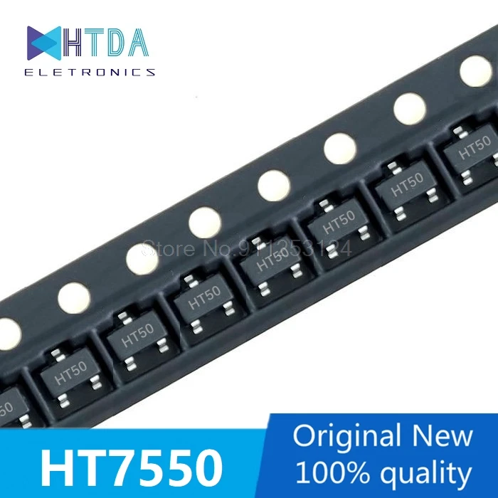 100pcs/lot  HT7550-1 HT50 SOT23-3 In Stock