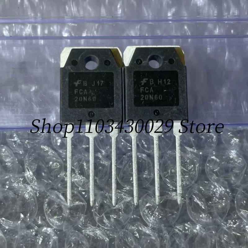 10Pcs New Original FCA20N60 TO-3P 20A 600V N-Channel Power MOSFET Transistor