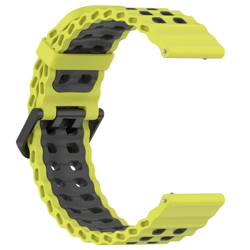 22 mm Ocean-Silikonband für Amazfit Bip Max Sports, zweifarbiges Armband für Amazfit Bip Max, Ersatzzubehör, Correa – Detail 13