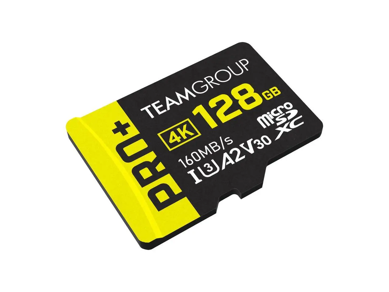 Team 128GB PRO+ microSDXC UHS-I/U3 Class 10 Memory Card with Adapter, compatible with Nintendo-Switch, Steam Deck, and ROG Ally, Speed Up to 160MB/s(TPPMSDX128GIA2V3003)