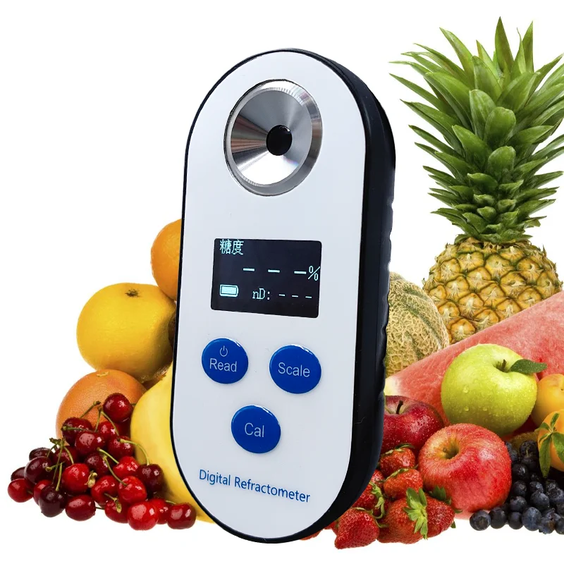 High-Precision Digital Brix Refractometer 0.0-50.0% Range for Accurate Sugar Analysis in Food & Beverage Industry