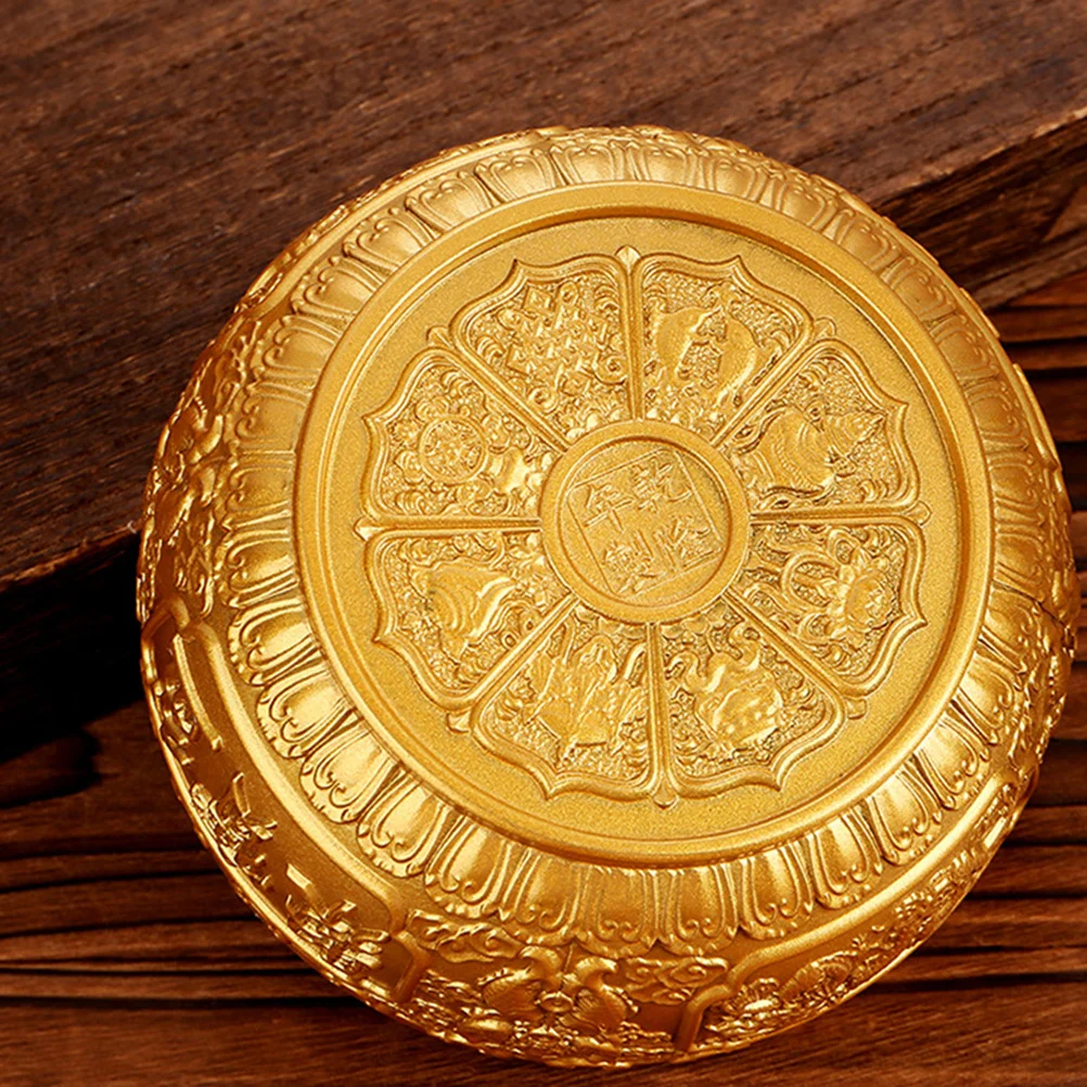 

Brass Treasure Bowl Large Gold Metal Bowl For Home Office Decor Wealth Symbol Desktop Adornment Chinese Mascot Ornament